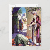 Luc 7:40-50 Une histoire sur Pardonner carte posta (Devant / Derrière)