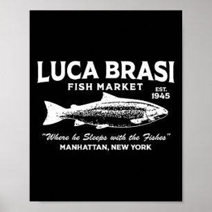 Luca Brasi Vis Markt De Peetvader Est 1945 Vis Poster