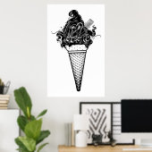 Luca Ionescu "Ice Cream" Poster (Thuiskantoor)
