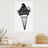 Luca Ionescu "Ice Cream" Poster (Keuken)