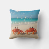 Luca & Isabella - Coussin extérieur personnalisé (Verso)