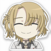 Luca Kaneshiro Smiling Chibi Sticker (Recto)
