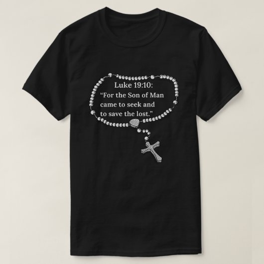 Lucas 19:10 t-shirt (Design voorkant)