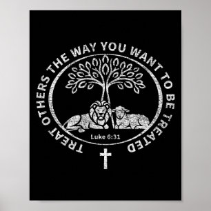 Lucas 6_31 Jezus Bijbelvers Christelijk Geloof De Poster