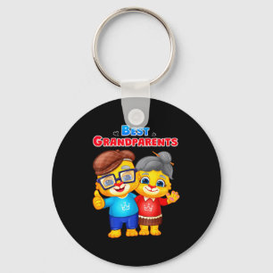 Lucas Familie _ Oma en Opa, De Beste Grootouder Sleutelhanger