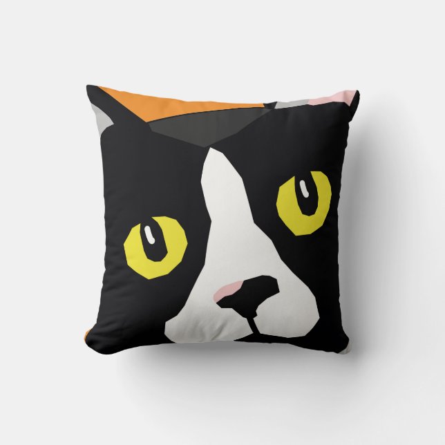 Lucas le coussin d'art-style de bruit de chat (Recto)