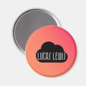 Lucas Lewis Logo Magnet Magneet (Voorkant / Achterkant)