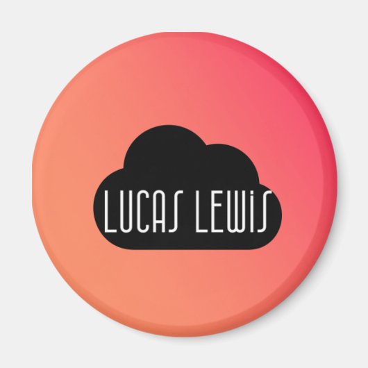 Lucas Lewis Logo Magnet Magneet (Voorkant)