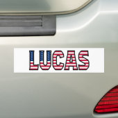 Lucas Nom Vorname USA Aufkleber Sticker Auto (En voiture)