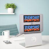 Lucas Prénom Nom Graffiti Autocollants (Ordinateur portable sur le bureau)