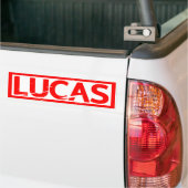Lucas Stamp Bumpersticker (Op Truck)