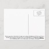 Lucayan Zee Briefkaart (Achterkant)