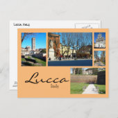 Lucca Collage Briefkaart (Voorkant / Achterkant)