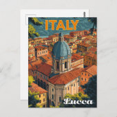 Lucca, Italië Briefkaart (Voorkant / Achterkant)