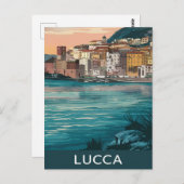 Lucca Italië Briefkaart (Voorkant / Achterkant)