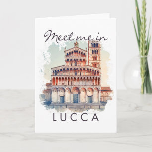 Lucca Italië Reisliefhebber Reis Avontuur Ontmoet Kaart