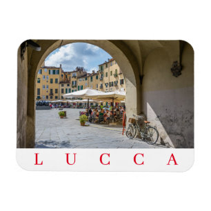 Lucca Piazza Anfiteatro fridge magnet Magneet