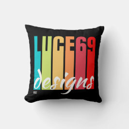 "LUCE69 DESIGN" logo Guitar Pick Kussen