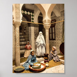Luce Ben Aben, Moorachtige vrouwen die couscous be Poster