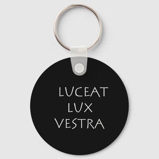 Luceet lux vestra sleutelhanger (Voorkant)