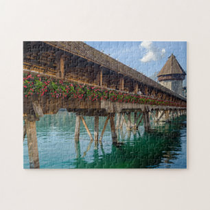Lucerne Chapel Bridge Jigzaag Puzzle Legpuzzel