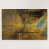 Lucerne Switzerland Old Town Twilight Art Puzzle (Horizontal)