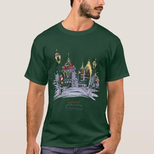 Lucerne Switzerland - T-Shirt  (Voorkant)