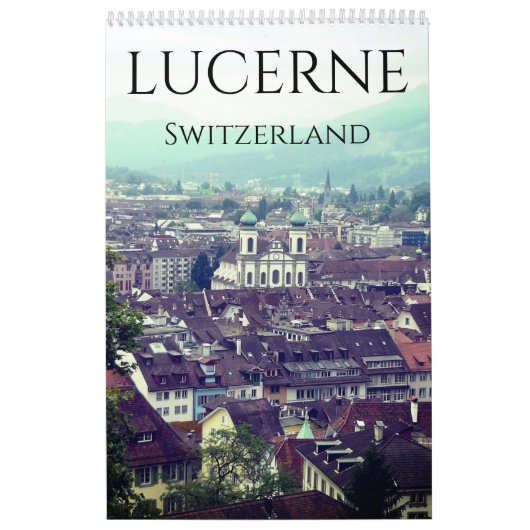 lucerne zwitserland kalender (Hoes)