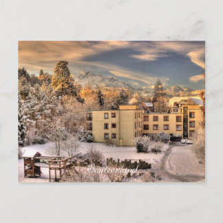 Lucerne Zwitserland Mount Pilatus HDR Photography Briefkaart