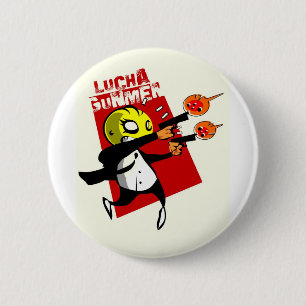 Lucha Gunmen Ronde Button 5,7 Cm