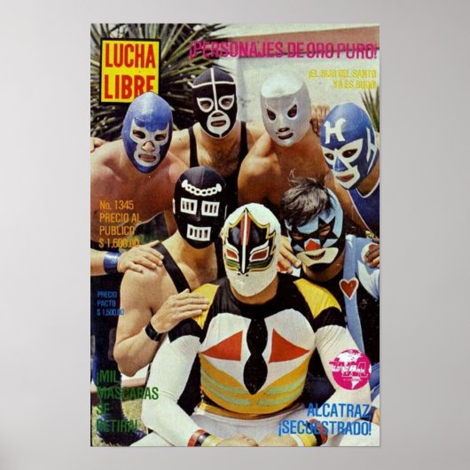 Lucha Libra Poster (Voorkant)