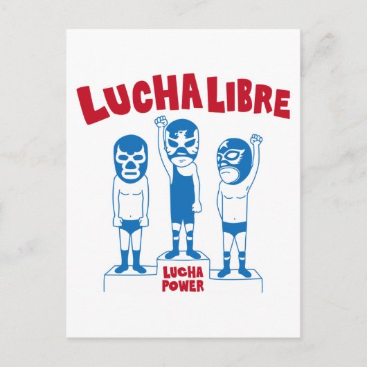 LUCHA LIBRE#67 BRIEFKAART (Voorkant)