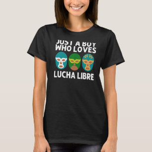 Lucha libre Design voor jongens Mannen Luchador Wr T-shirt