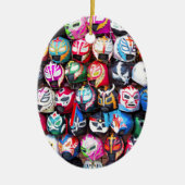Lucha Libre Keramisch Ornament (Voorkant)