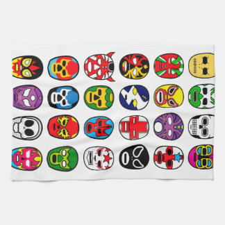 Lucha Libre Luchador Mexican Wrestling Maskers Theedoek