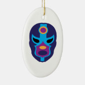 Lucha Libre Mask Keramisch Ornament (Rechts)