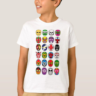 Lucha Libre Mask worstler Mexican Wrestling T-shirt
