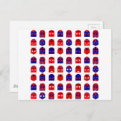 lucha libre maskers briefkaart (Voorkant / Achterkant)