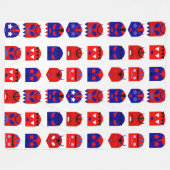 lucha libre maskers deken (Voorkant (Horizontaal))