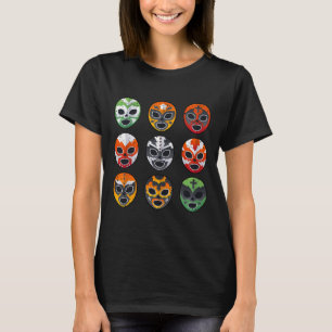 Lucha Libre-maskers T-shirt jongen mannen Mexicaan