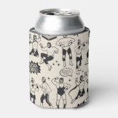 Lucha Libre: Mexicaans worstelaarpatroon Blikjeskoeler (Blikje Voorkant)