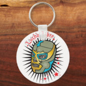 Lucha Libre Mexican Wrestling Mask Sleutelhanger (Voorkant)
