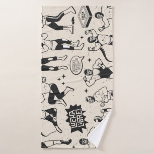 Lucha Libre : motif de lutteurs mexicains