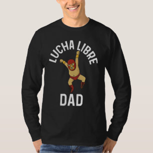 Lucha Libre-ontwerpen voor vader mannen Mexicaans T-shirt