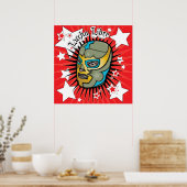 Lucha Libre Wrestler Colassal Poster! Poster (Keuken)