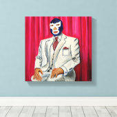 Luchador Canvas Afdruk (Insitu (Houten vloer))