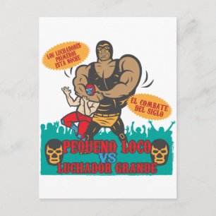 Luchador Noche Briefkaart