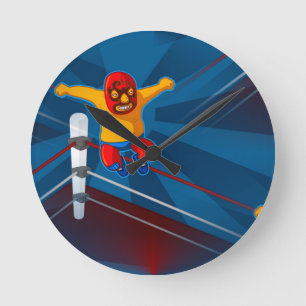 luchador ronde klok