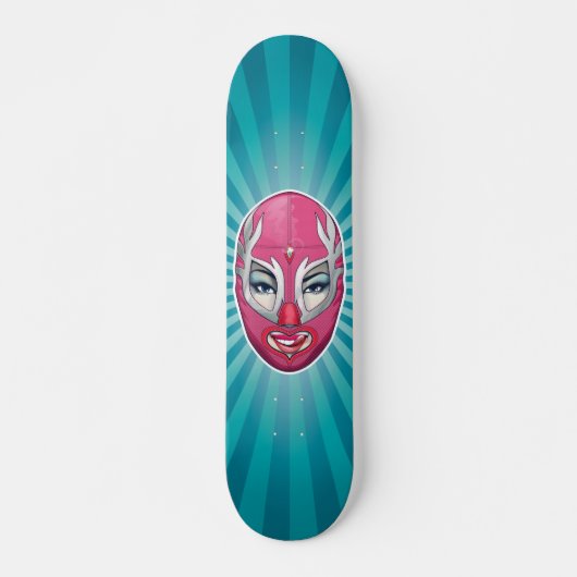 Luchagirl Skateboard (Voorkant)