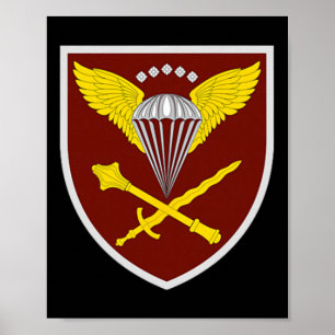 Lucht Aanvalstroepen Command (Oekraïne) V2 Oekraïe Poster